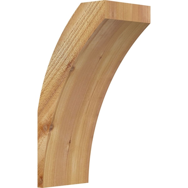 Ekena Millwork 6"W x 8"D x 16"H Thorton Rough Sawn Knee Brace, Western Red Cedar BRC06X08X16THR00RWR - main